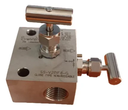 MANIFOLD PARA INSTRUMENTACIÓN DE 2 VÁLVULAS
