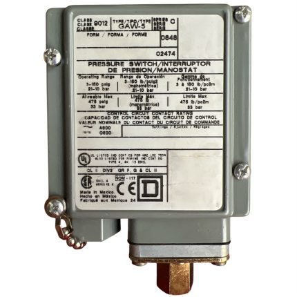 SWITCH DE PRESIÓN MANOMÉRTICA, 3-15 PSI
