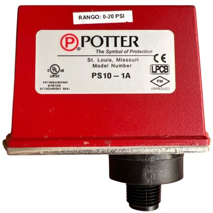 SWITCH DE PRESIÓN, 125-250VAC/30VDC, 0-20PSI
