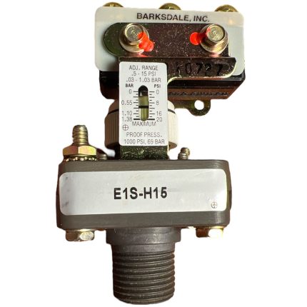 SWITCH DE PRESIÓN, 125-480VAC, 0.5-15PSI