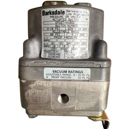 SWITCH DE PRESIÓN, 125-480VAC, 0.4-18PSI