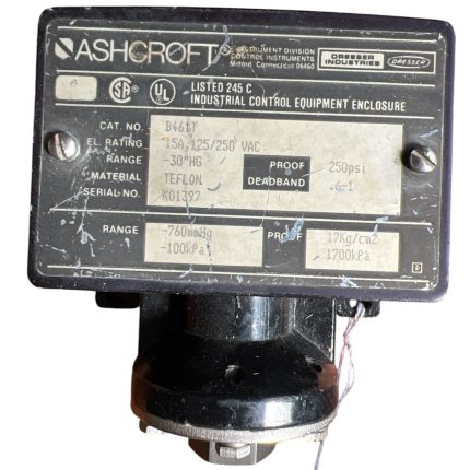 SWITCH DE PRESIÓN, 125-250VAC, 14.50PSI
