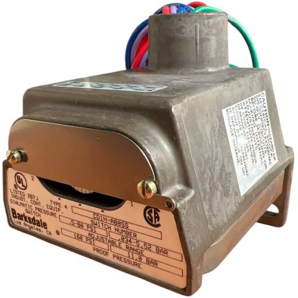 SWITCH DE PRESIÓN, 125-480VAC, 0.5-80PSI