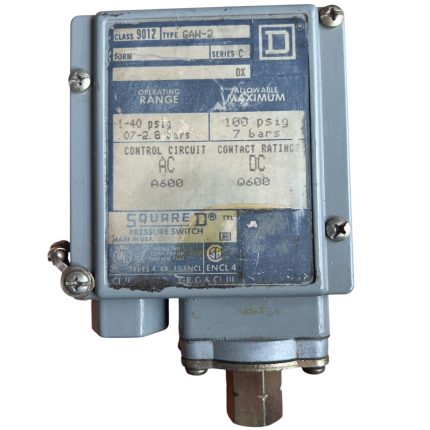 SWITCH DE PRESIÓN, 600V, 1-40PSI