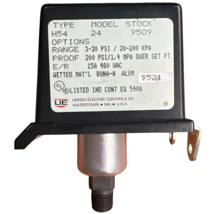 SWITCH DE PRESIÓN, 480VAC, 3-30PSI