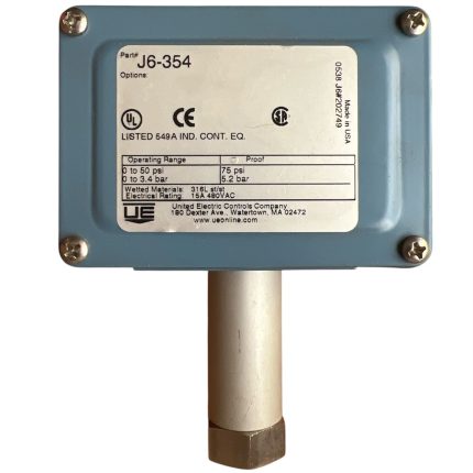 SWITCH DE PRESIÓN, 480VAC, 0-50PSI
