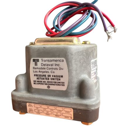 SWITCH DE PRESIÓN, 125-480VAC, 0.5-80PSI