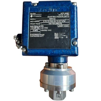 SWITCH DE PRESIÓN, 125-250VAC;125VDC, 0.3515-5.27KG/CM²
