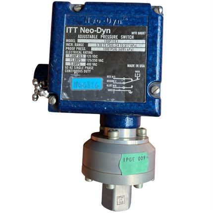 SWITCH DE PRESIÓN, 125VDC; 250VAC, 5-75PSI