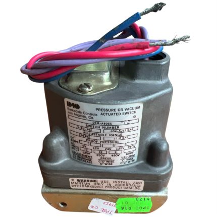 SWITCH DE PRESIÓN, 125-480VAC, 0.5-80PSI