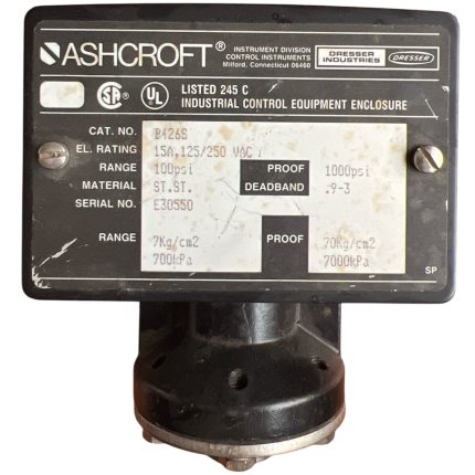 SWITCH DE PRESIÓN, 125-250VAC, 100PSI