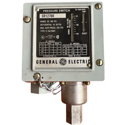SWITCH DE PRESIÓN, 115-275VAC, 20-180PSI