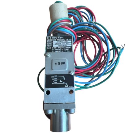 SWITCH DE PRESIÓN, 125-250VAC/28-125VDC, 2800-6000PSI