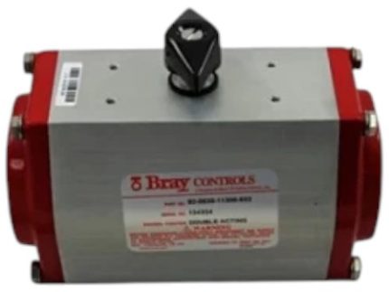 VÁLVULA MARIPOSA CON ACTUADOR NEUMÁTICO, DOBLE ACCIÓN