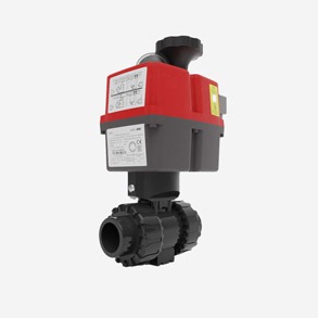 VÁLVULA DE BOLA,CON ACTUADOR ELECTRICO 24-240VAC/24-135VDC, VÁLVULA 2" PVC