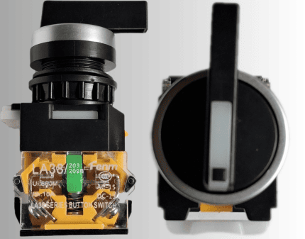 SELECTOR DE 3 POSICIONES, CONTACTO NO, 660V - 10A, 15AC/13DC, 22mm